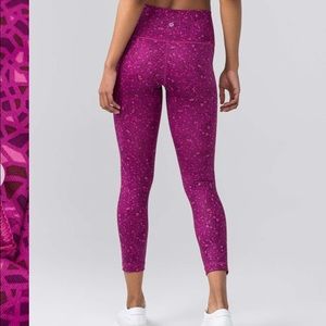 Lululemon High Times Pant Luxtreme in Paradise Geo Regal Plum
